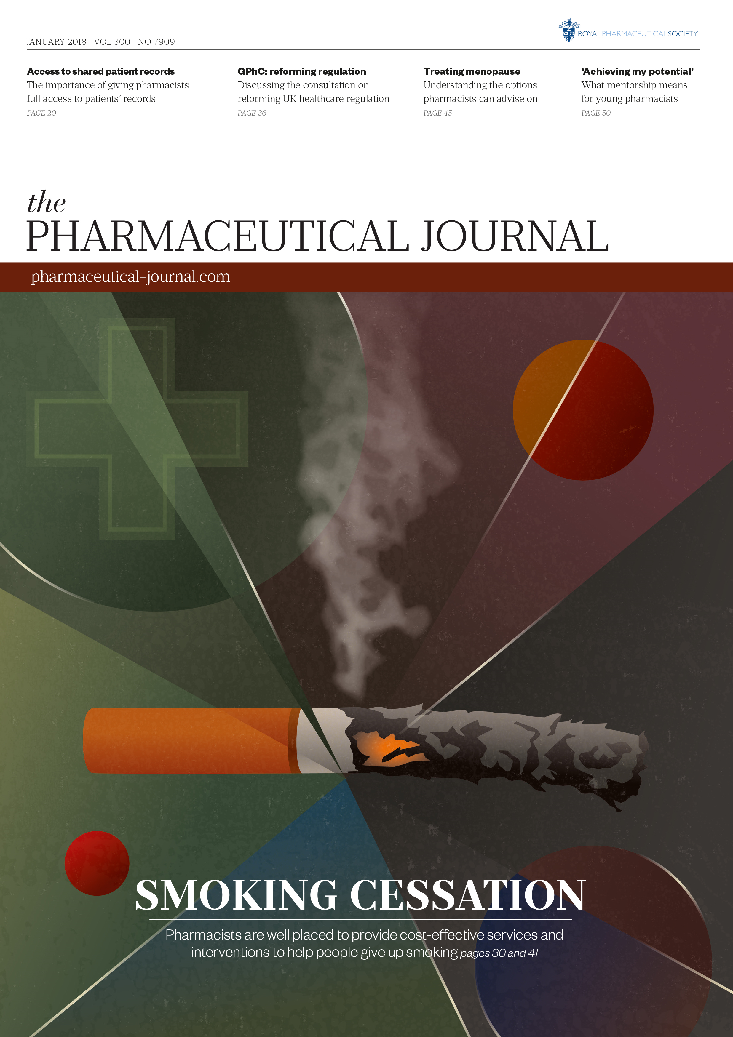 Publication issue cover for PJ, January 2018, Vol 300, No 7909