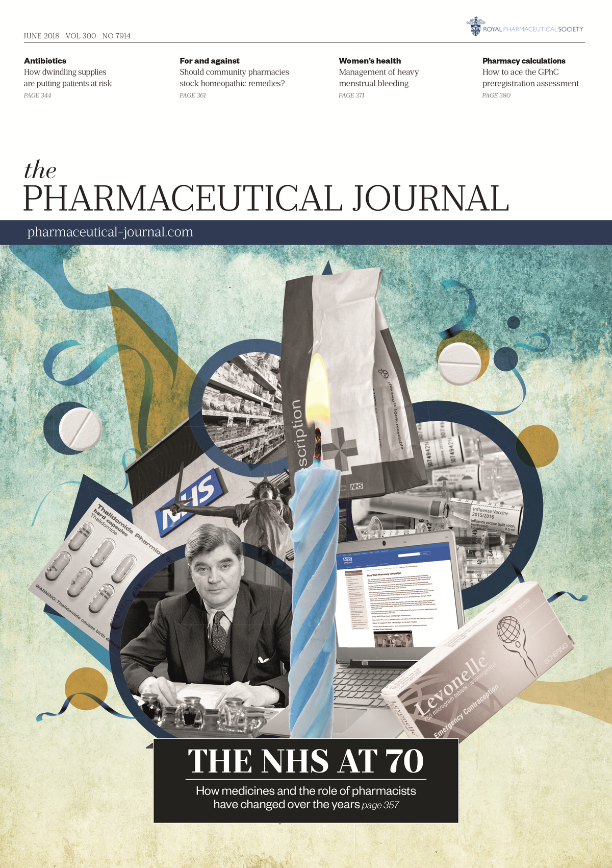 Publication issue cover for PJ, June 2018, Vol 300, No 7914
