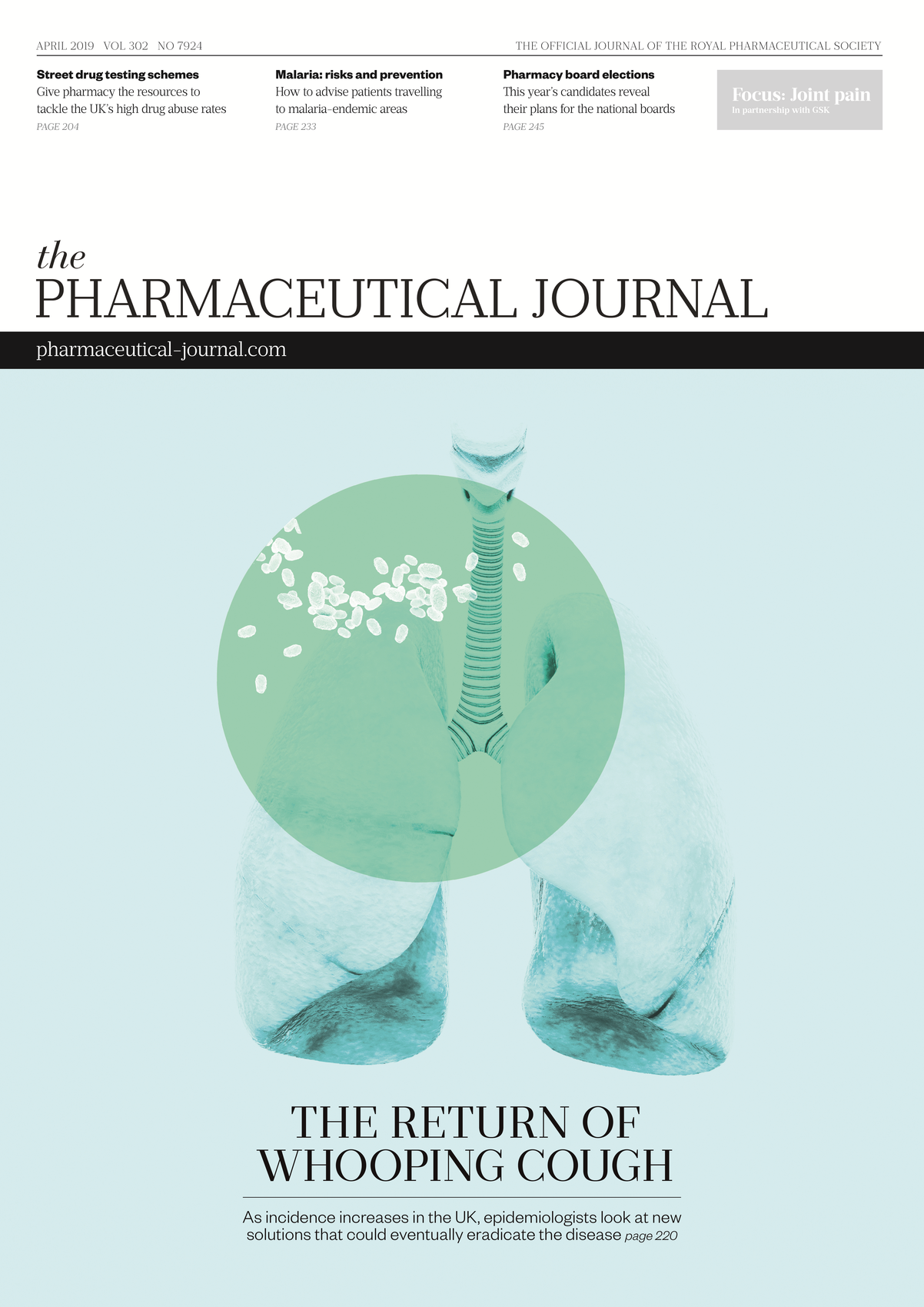 Publication issue cover for PJ, April 2019, Vol 302, No 7924