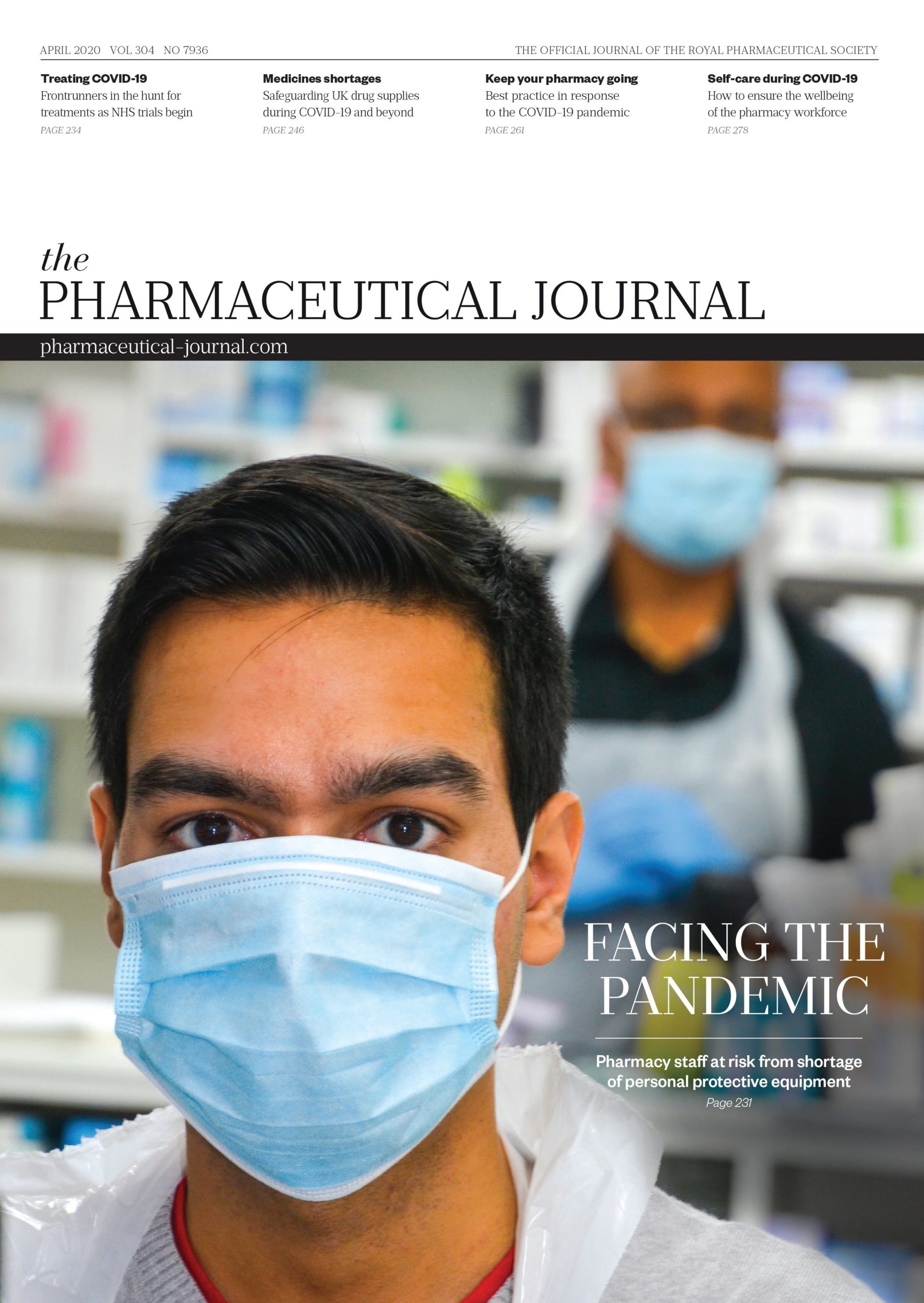 Publication issue cover for PJ, April 2020, Vol 304, No 7936