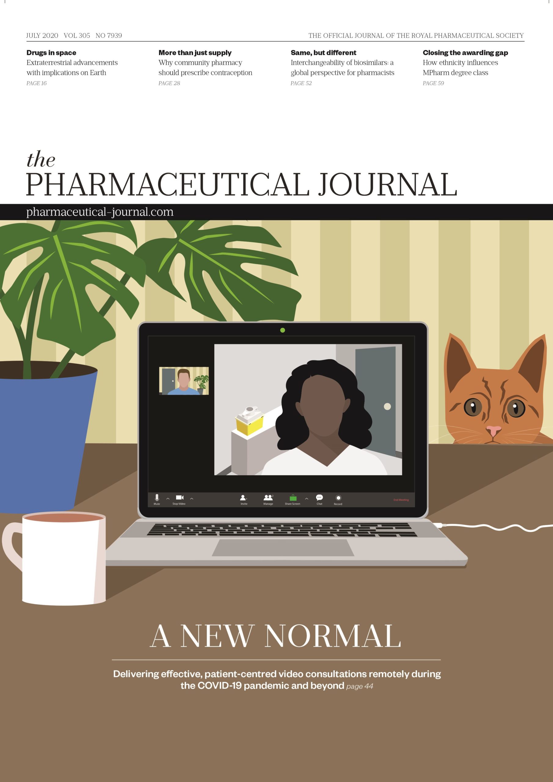 Publication issue cover for PJ July 2020, Vol 305, No 7939