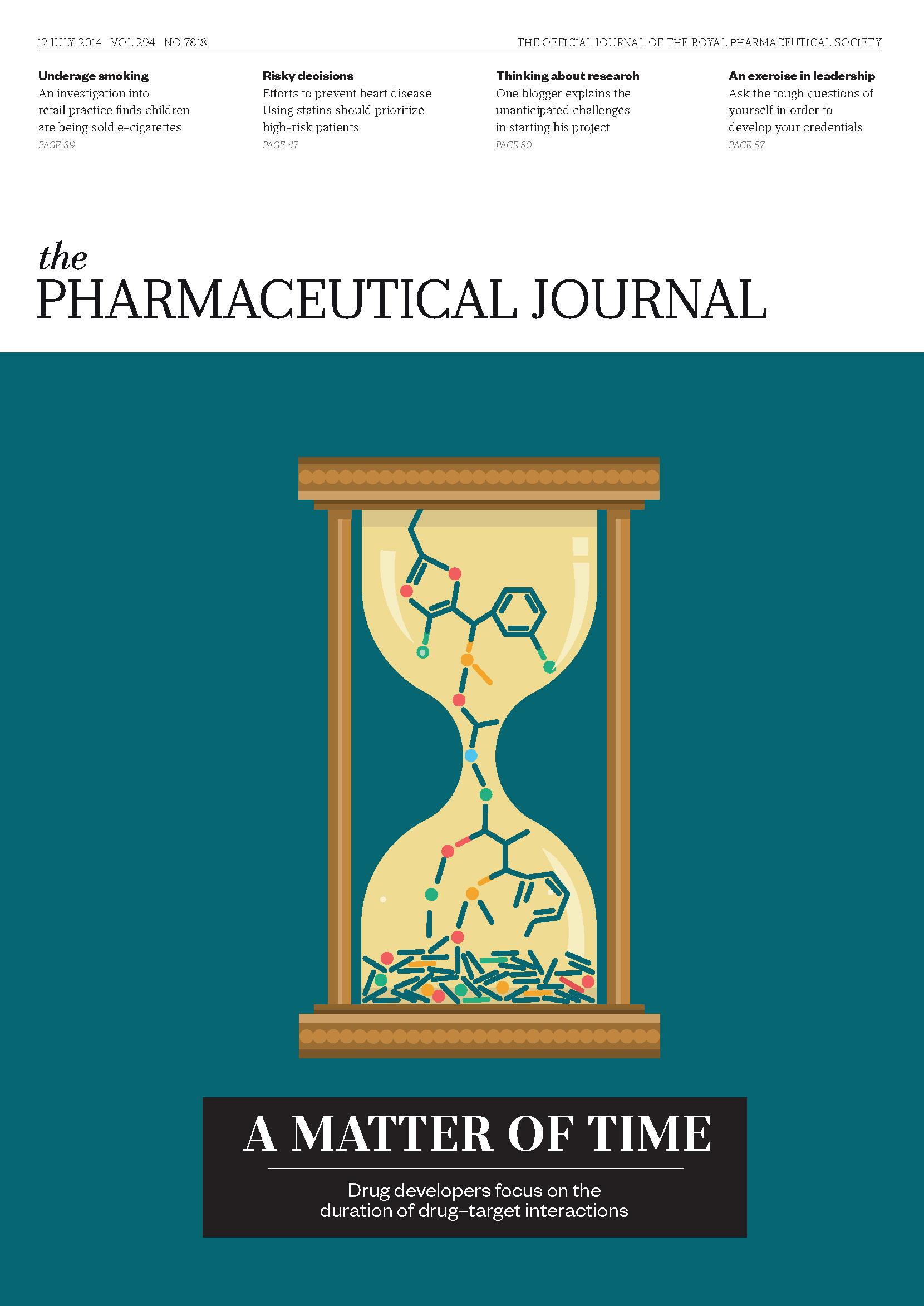 Publication issue cover for PJ, 12 July 2014, Vol 293, No 7818