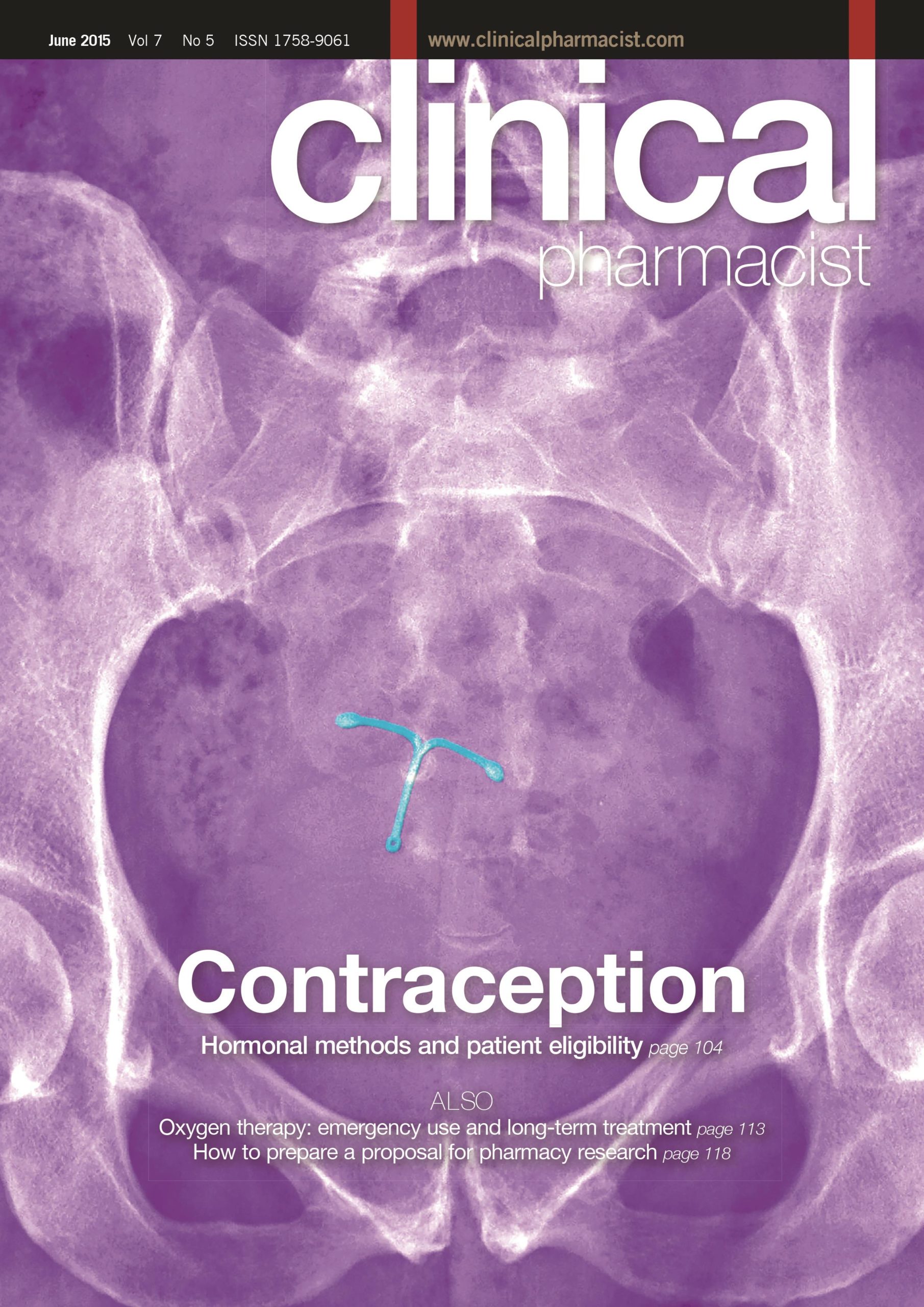 Publication issue cover for CP, June 2015, Vol 7, No 5