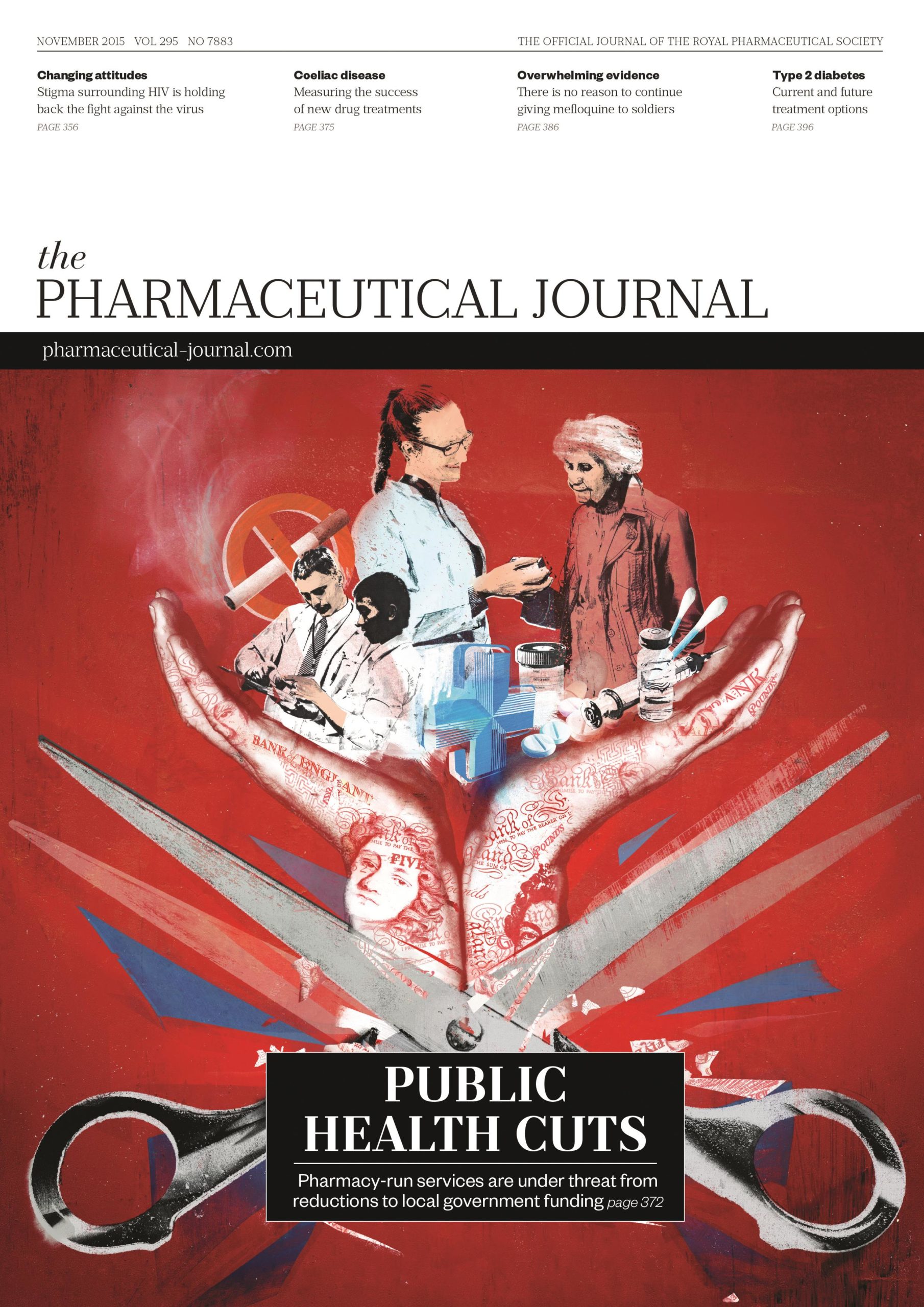 Publication issue cover for PJ, November 2015, Vol 295, No 7883
