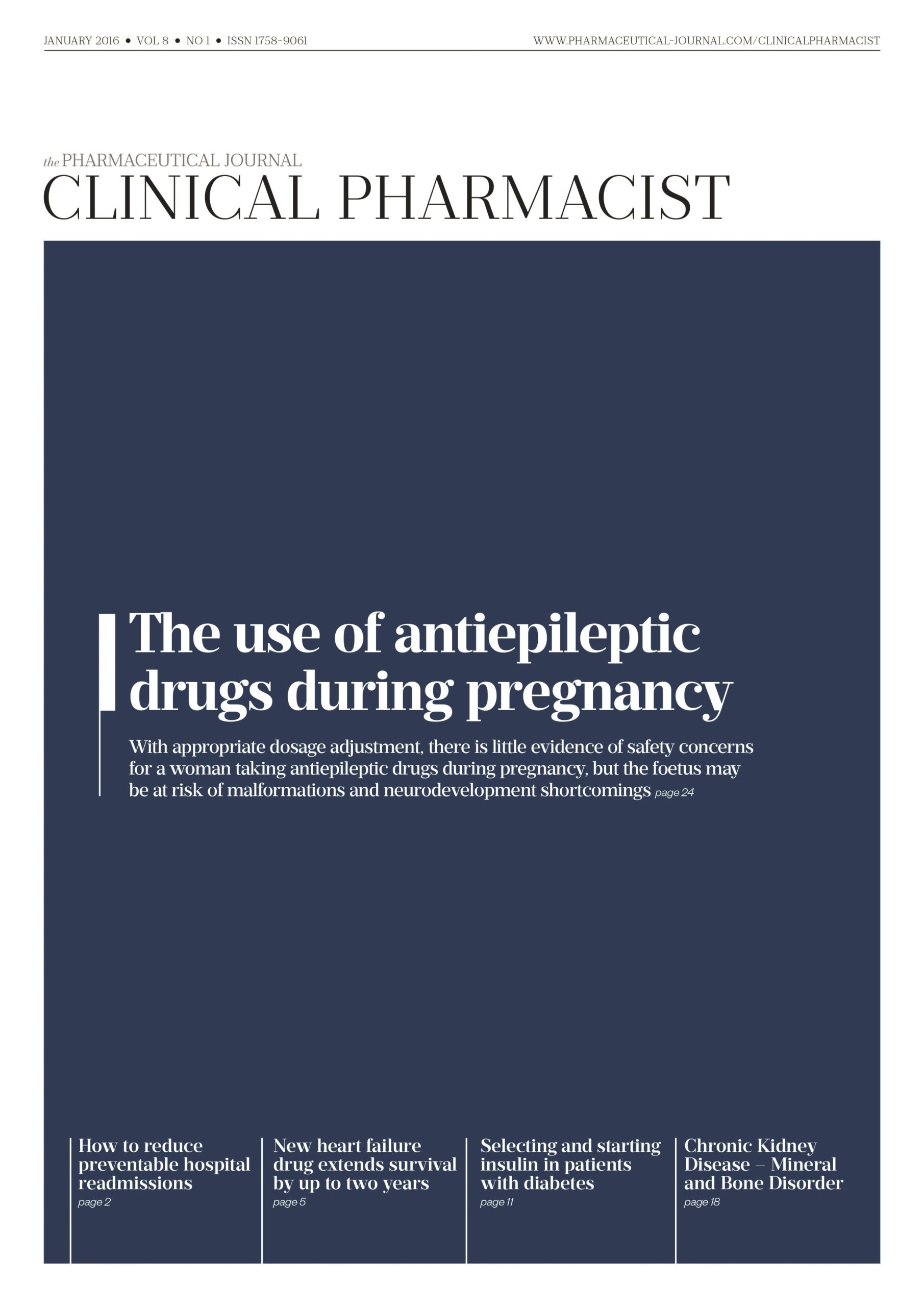 Publication issue cover for CP, January 2016, Vol 8, No 1