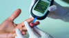 Diabetes HbA1c insulin finger prick test