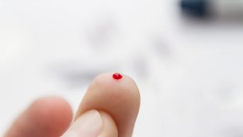 Lancet fingerprick blood