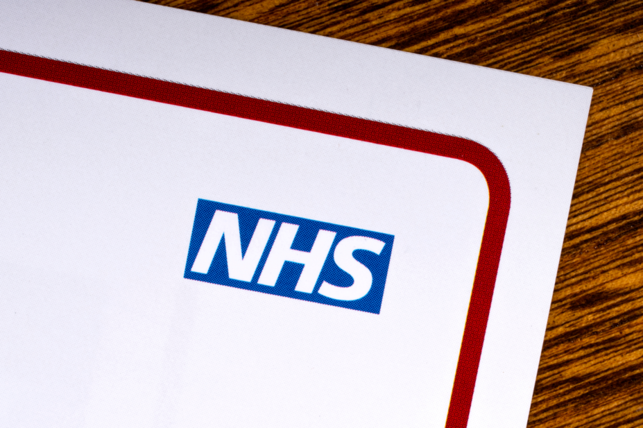 NHS Logo on Leaflet