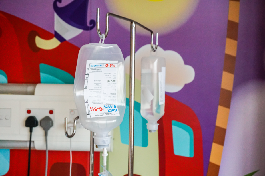 NaCl infusion on a paediatric ward