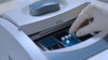 PCR machine analysing viral DNA