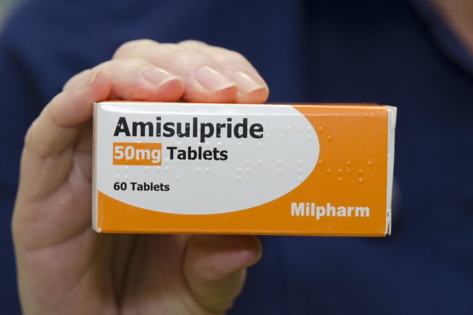 Pack of amisulpride tablets