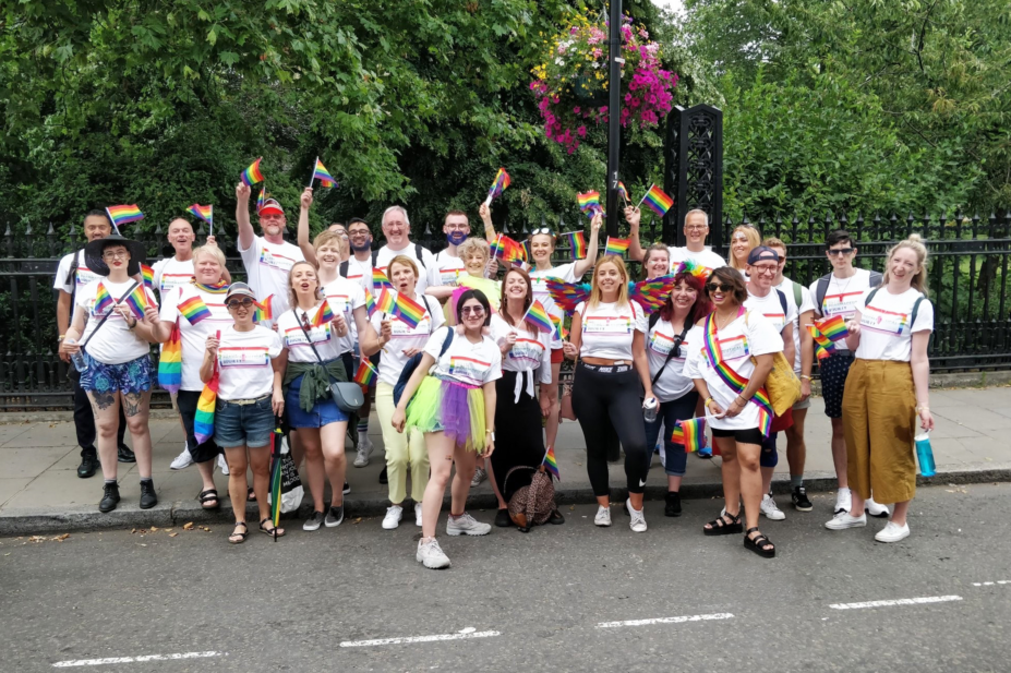 RPS members and staff at London Pride