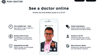 Push Doctor homepage