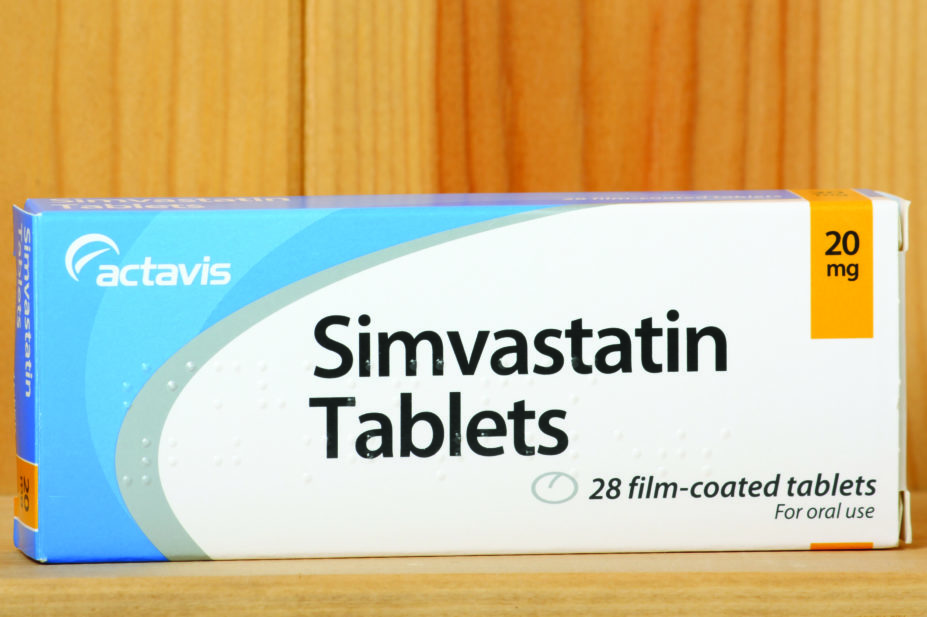 simvastatin drug packaging