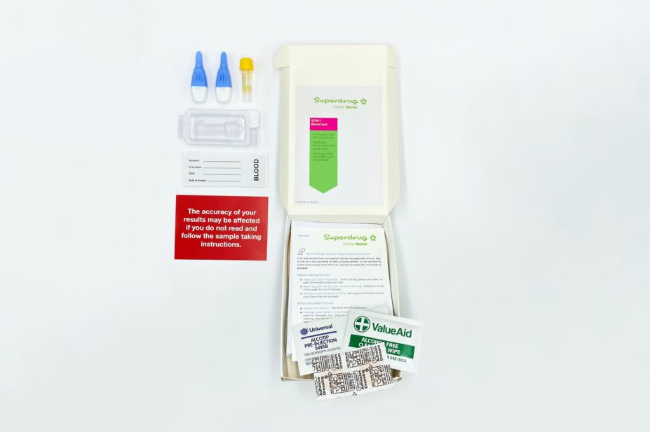 Superdrug antibody test kit for COVID 19