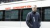 Peter Krykant and his mobile drug consumption van in Glasgow