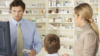 UK pharmacist dispensing medicine