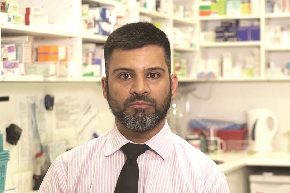 Aamer Safdar, a member of the RPS English Pharmacy board and a clinical pharmacist