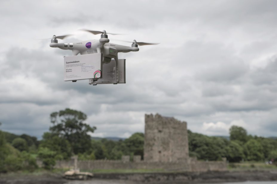 Drone carrying abortion pills