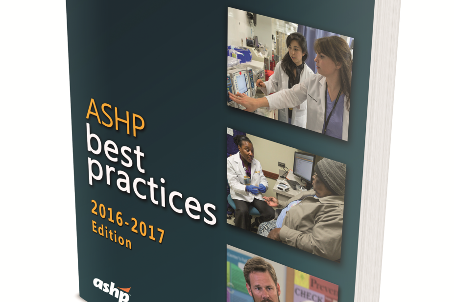 Book cover of 'ASHP best practices 2016­-2017: position and guidance documents of ASHP'