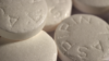aspirin tablets close up