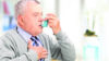 asthma inhaler use older man