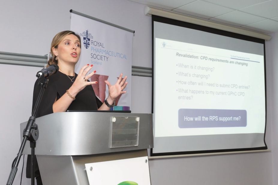 Beth Ward, head of professional development with the Royal Pharmaceutical Society’s (RPS) Professional Development and Support team
