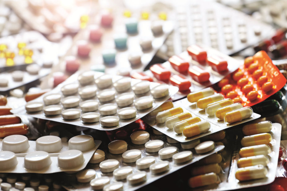 Blister packs of antibiotics