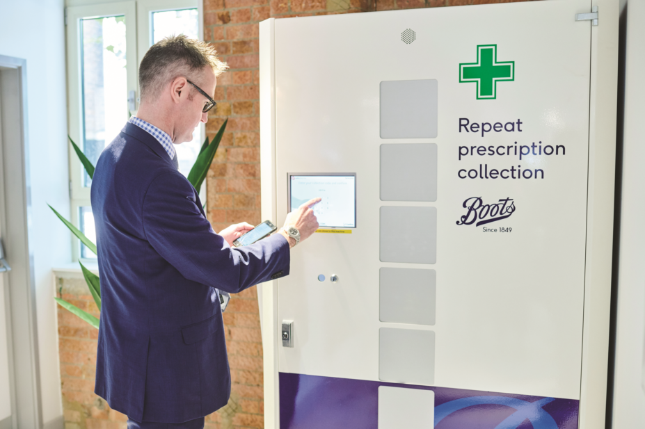Prescription collection lockers, launched by Boots