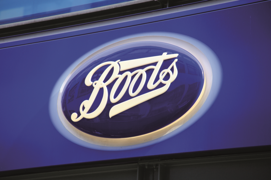 Boots store signage