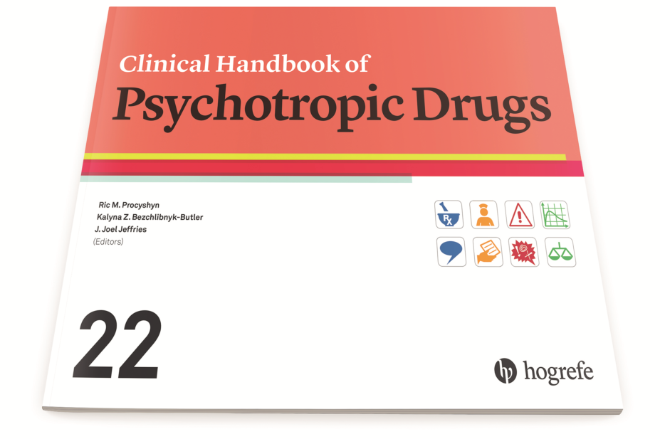 Book cover of ‘Clinical Handbook of psychotropic drugs 22nd edition’