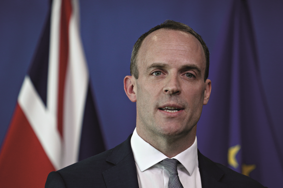 Dominic Raab, secretary of state for exiting the EU