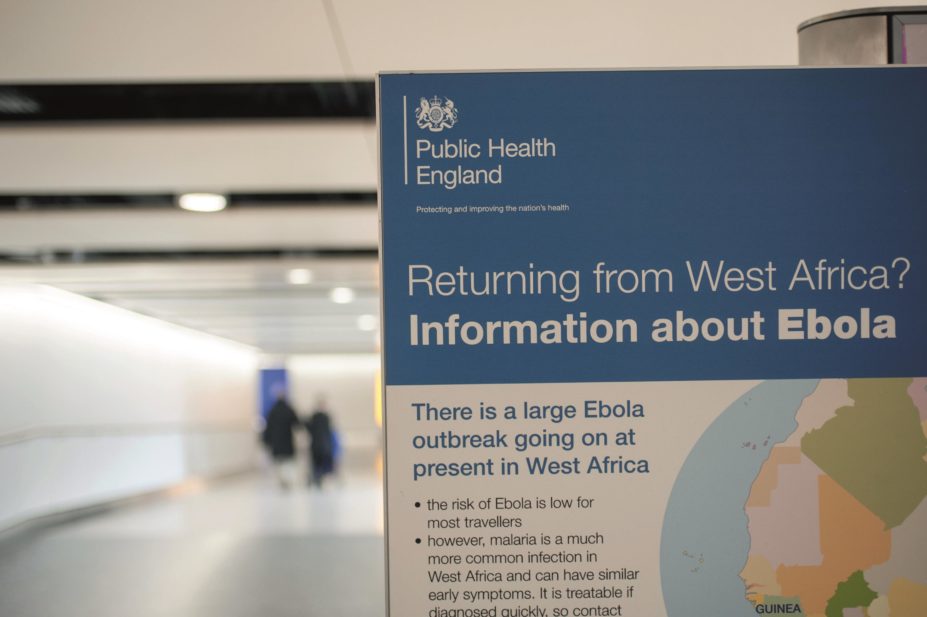 The UK’s response to the Ebola epidemic was undermined by systemic delays, finds a report by MPs following its inquiry into the country’s ability to deal with disease emergencies. In the image, Ebola information poster at Heathrow airport
