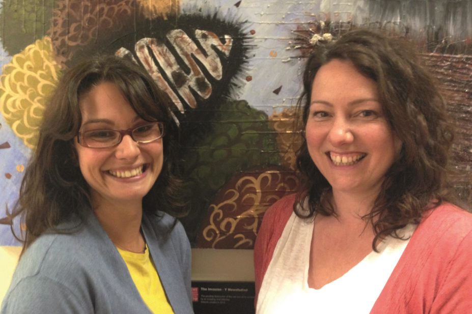 Leader of undergraduate placement-based learning Efi Mantzourani (pictured, left) and Louise Hughes (pictured, right), who both lecture in pharmacy practice at the university, describe the benefits of the programme