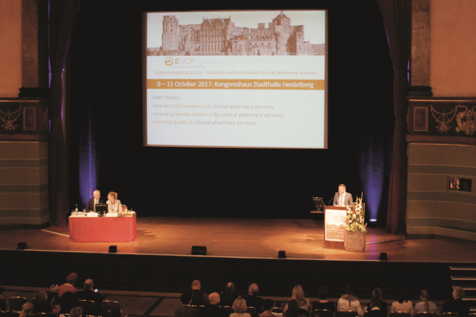 Opening remarks at this year's European Society of Clinical Pharmacy (ESCP) symposium, which took place in Heidelberg, Germany, in October 2017