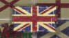 Four nations flags (England, Scotland, Wales and Northern Ireland) merging into the Union Jack