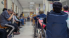 People waiting in a hospital