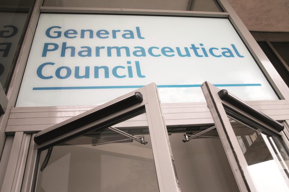 General Pharmaceutical Council signage