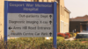 Gosport War Memorial Hospital building and signage