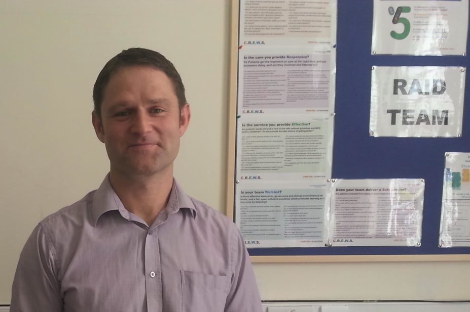 Mental health specialist Gregory Price works as a psychiatric liaison pharmacist in Wigan as part of a ’rapid assessment, interface and discharge’, or RAID, team.