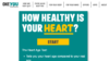Heart Age Test NHS website screenshot