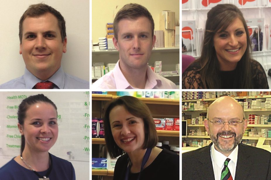 This year’s ‘I Love My Pharmacist’ competition have been announced by the Royal Pharmaceutical Society (RPS). Pictured from left, top: Johnathan Laird, Owain Brooks, Emily Rose. Bottom: Karen Dolphin, Helen Watton, David Halliwell