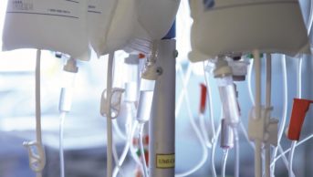 Incompatibility poses a constant risk when mixing medicines but it can be avoided by understanding the chemical reactions taking place. In the image, a group of IV drips in hospital