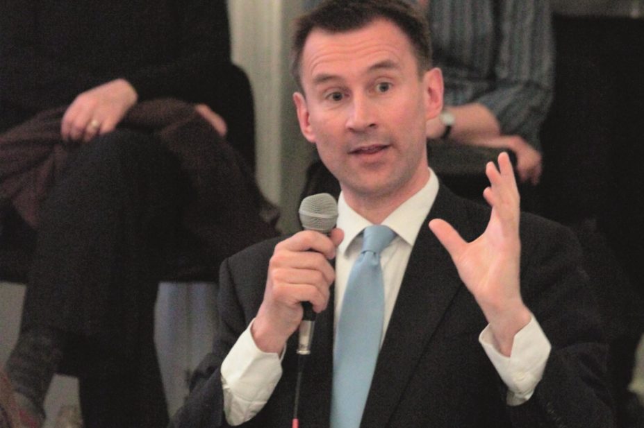 Health secretary Jeremy Hunt (pictured) said in a speech on 1 July 2015 that costs to the NHS would be displayed on drug packaging where medicines cost more than £20, along with the statement “Funded by the UK taxpayer”