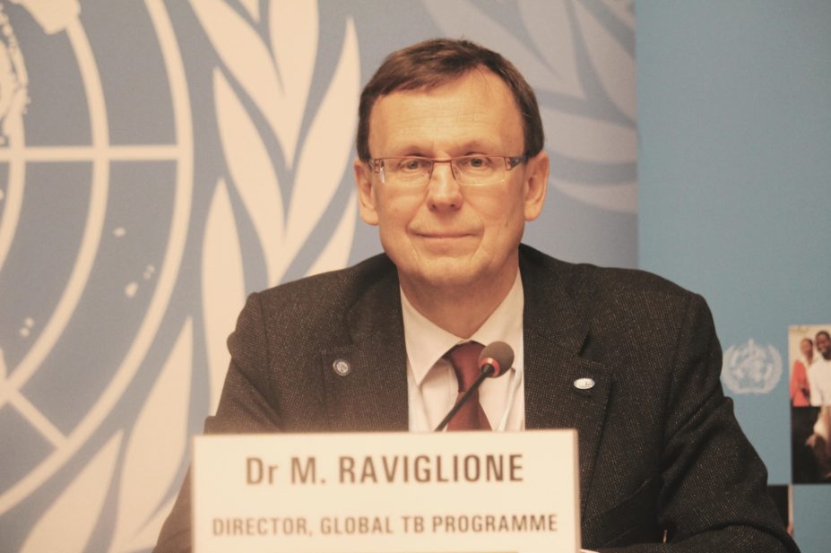 Georgia has become the first country to receive free courses of the anti-tuberculosis drug bedaquiline through a partnership between USAID and Janssen Therapeutics. In the image, Mario Raviglione, global TB programme director for the WHO