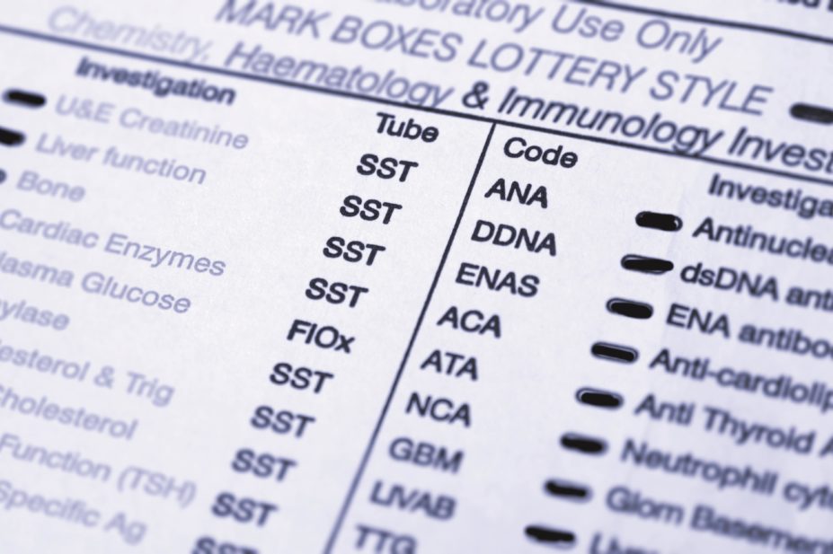 Unnecessary tests, treatments and medication could be doing more harm than good for patients. In the image, a medical test form requesting multiple tests