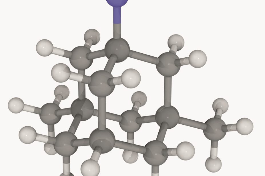 Memantine (molecular structure pictured) could be used as a pharmacological treatment for binge-eating disorder, recent study finds