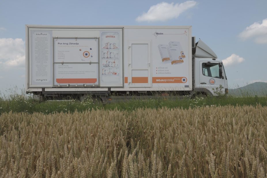 Mobile pharmacy in Serbia provides patients with access to pharmaceutical care and drugs