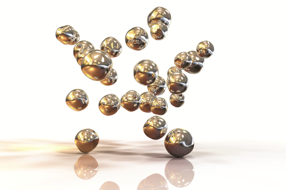 Nanoparticles concept illustration