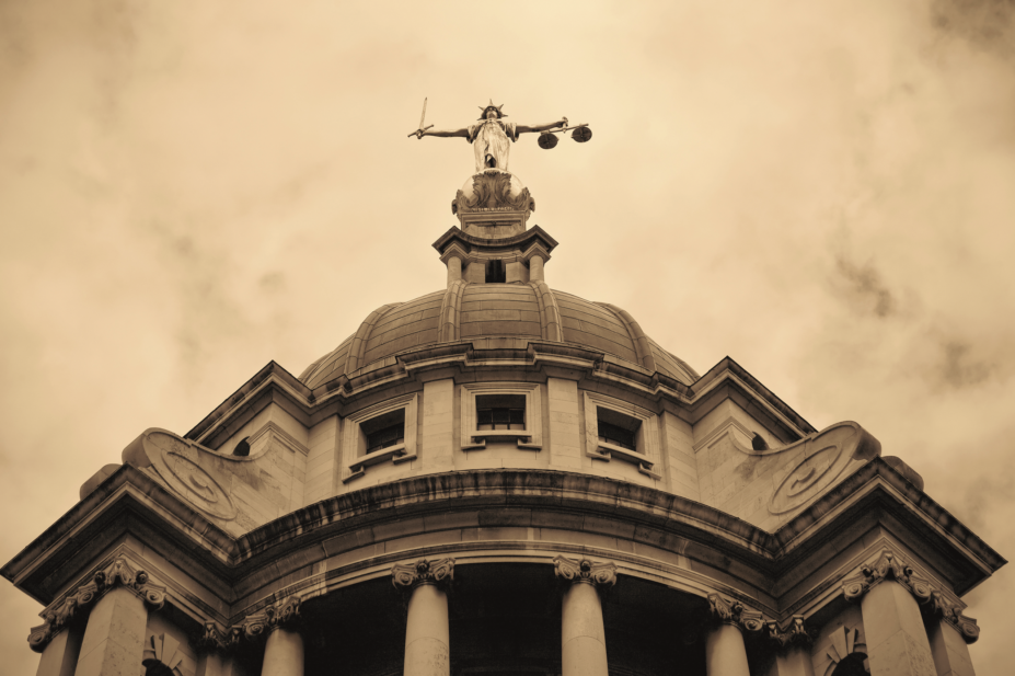 Old bailey criminal courts in London